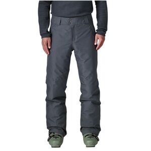 PATAGONIA Men’s GREY Insulated Waterproof Ski Pants - LARGE